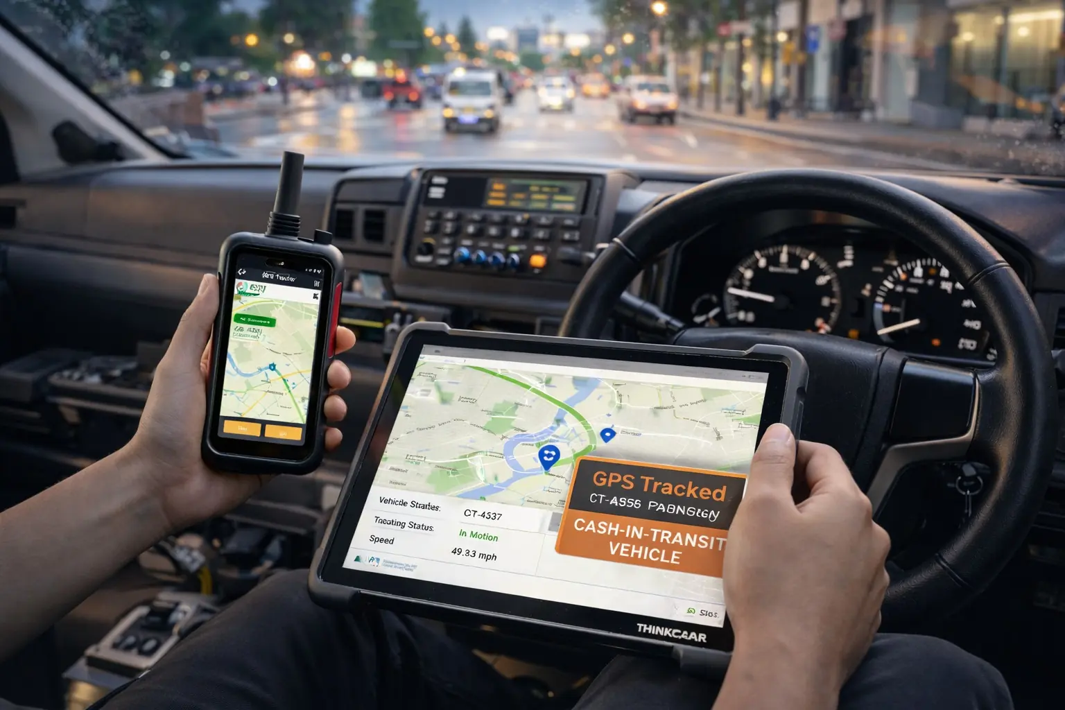 Security Protocols and Monitoring for Cash in Transit Services